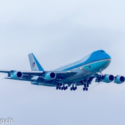 WEF2020 LSZH Airforce one 21.01.2020